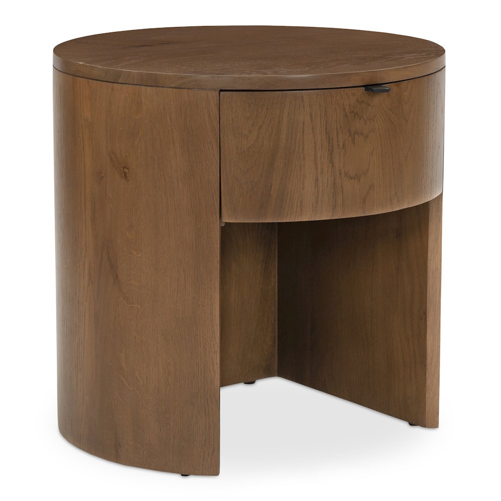 Theo 1 Drawer Nightstand Brown
