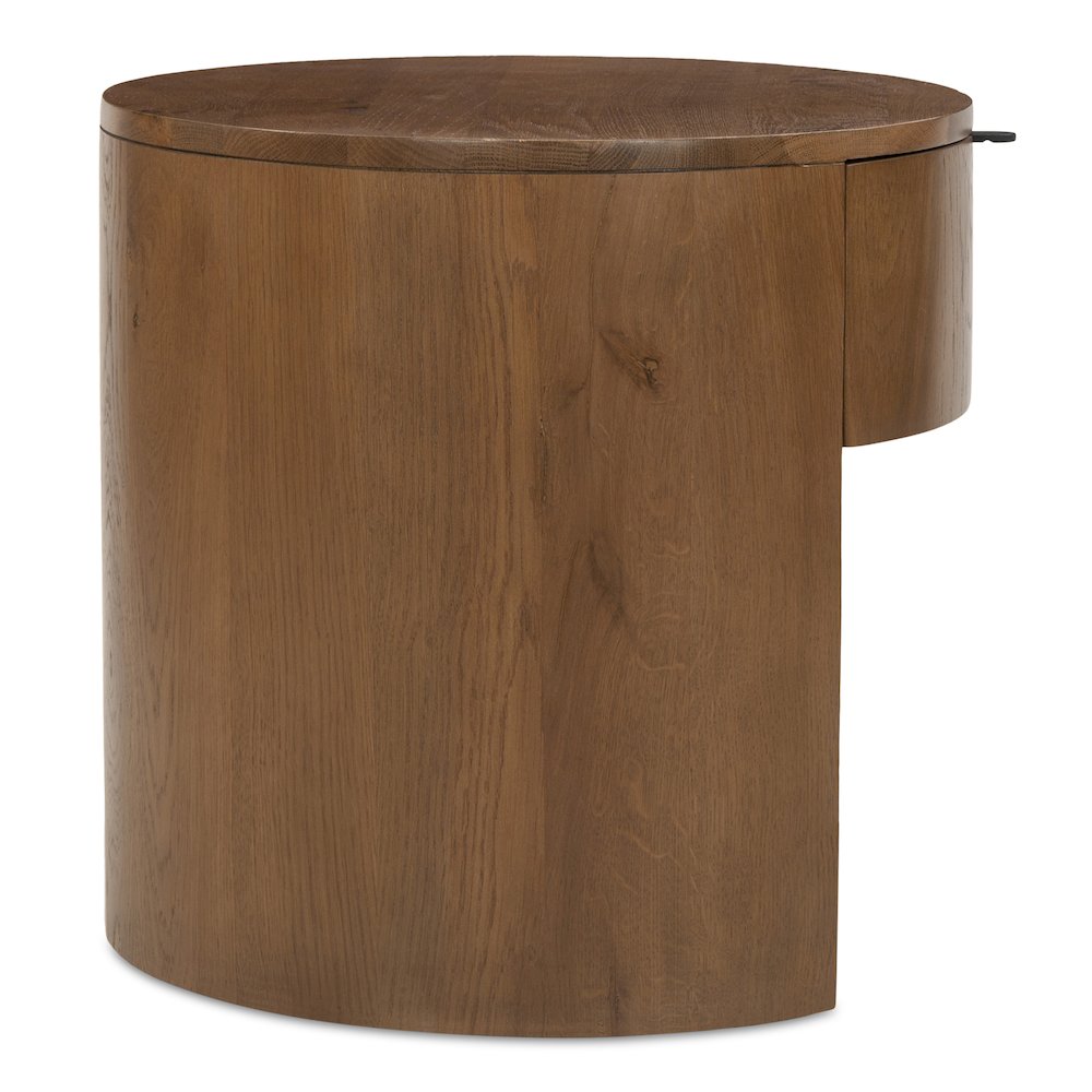 Theo 1 Drawer Nightstand Brown