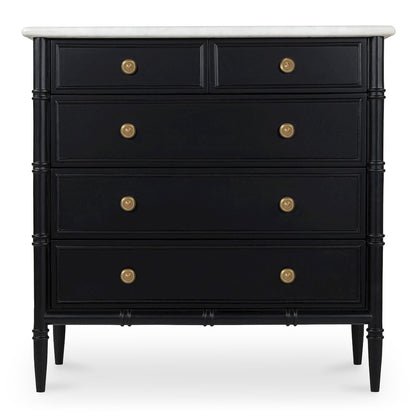 Eleanor 5 Drawer Chest Black