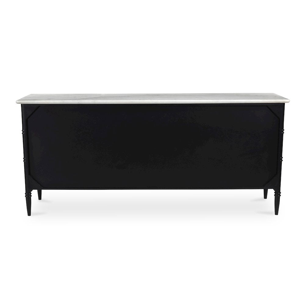 Eleanor 6 Drawer Dresser Black
