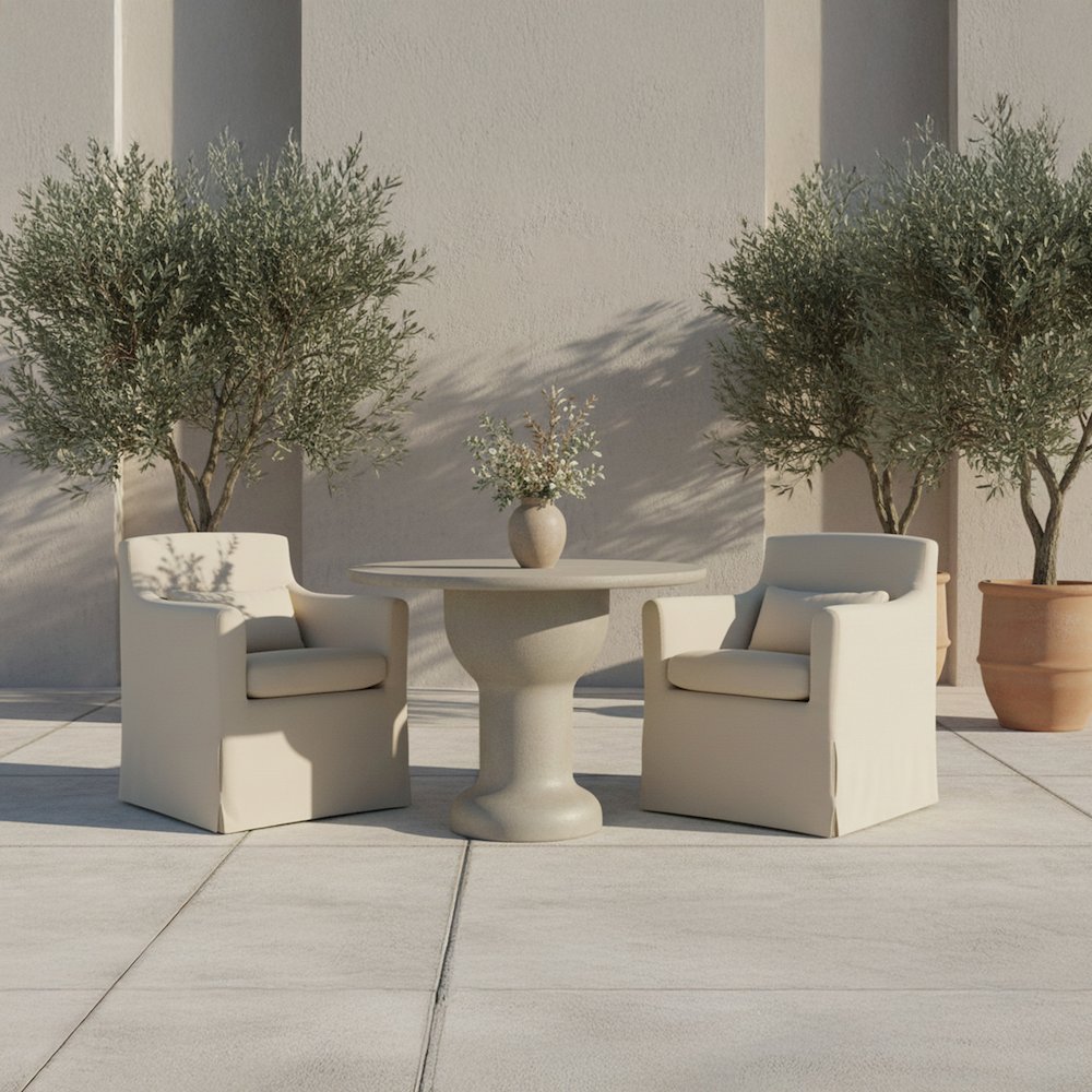 Magnolia Outdoor Café Table Cream