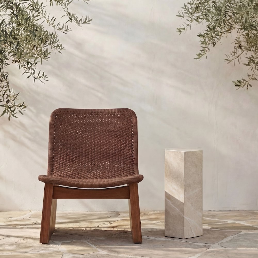Nix Outdoor Side Table Cream