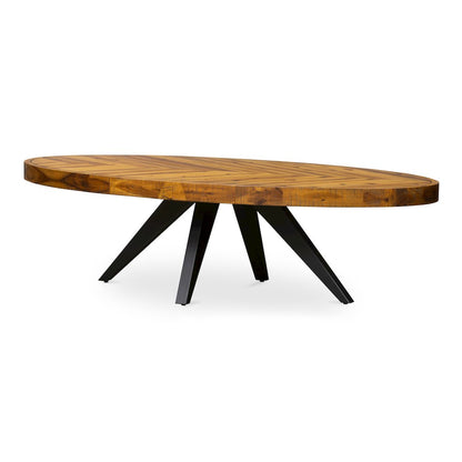 Parq Oval Coffee Table Amber