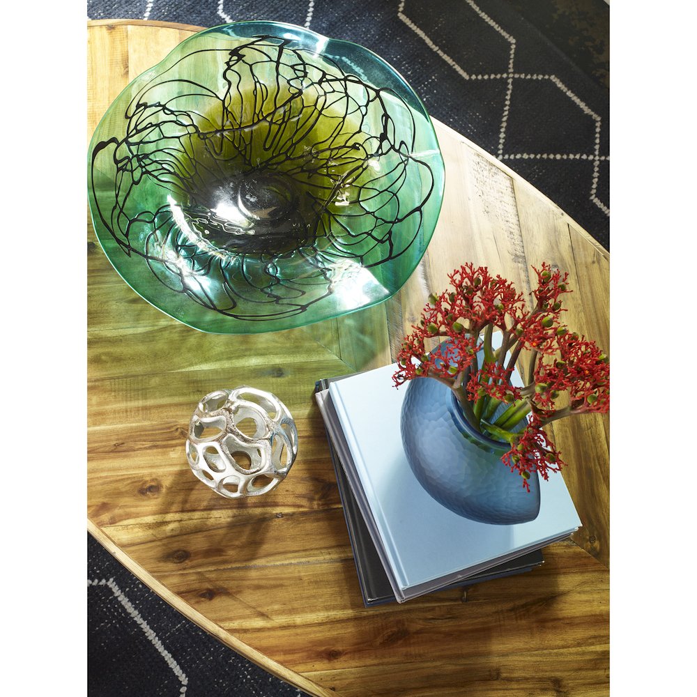 Parq Oval Coffee Table Amber