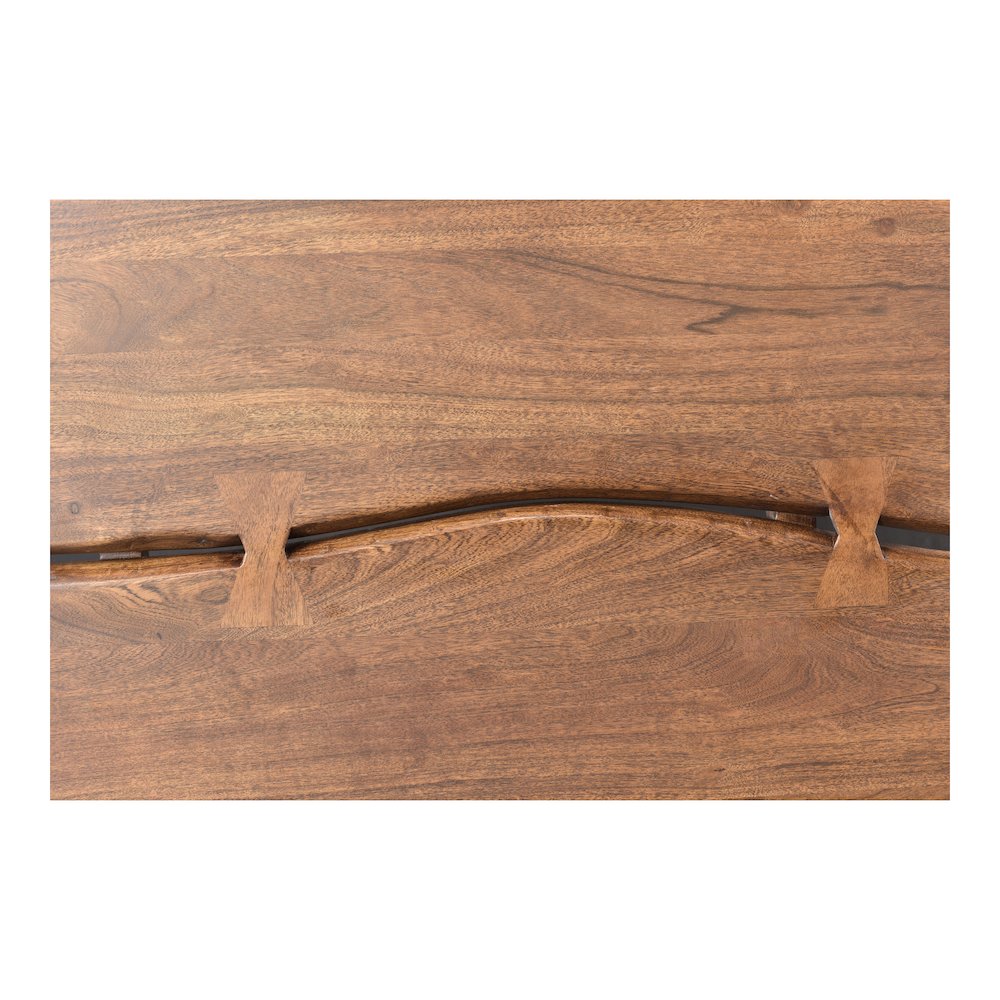Madagascar King Platform Bed Brown