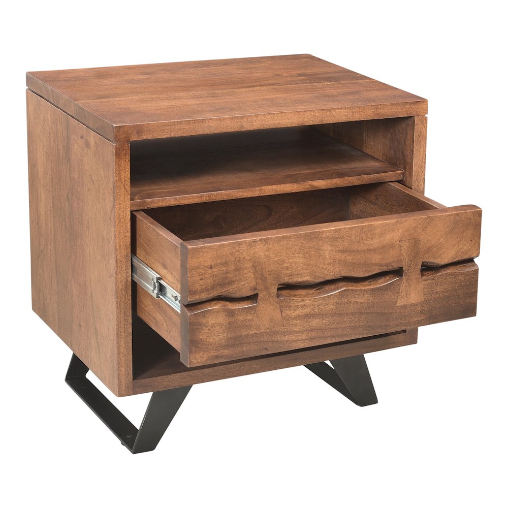 Madagascar Nightstand With Legs