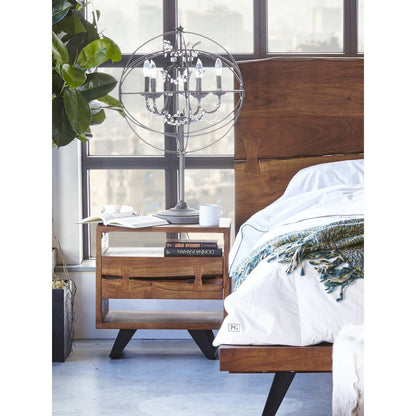 Madagascar Nightstand With Legs