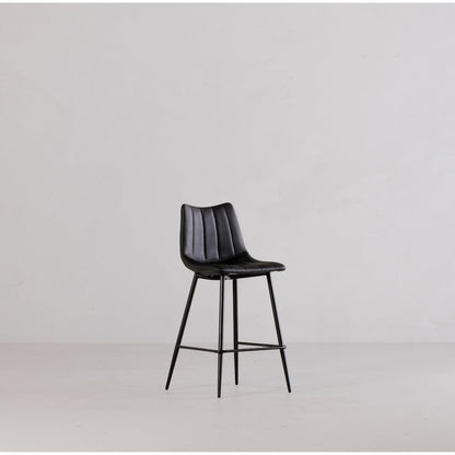 Alibi Counter Stool Matte Black - Set of Two