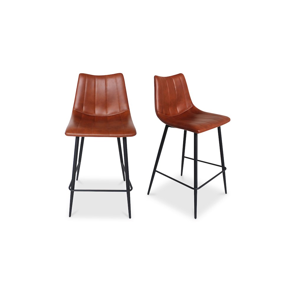 Alibi Counter Stool Brown - Set of Two