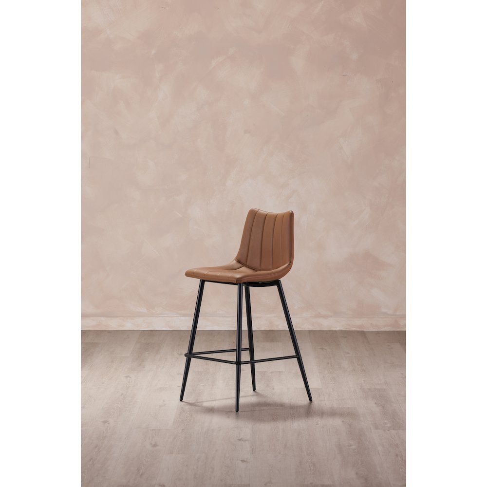 Alibi Counter Stool Tan - Set of Two