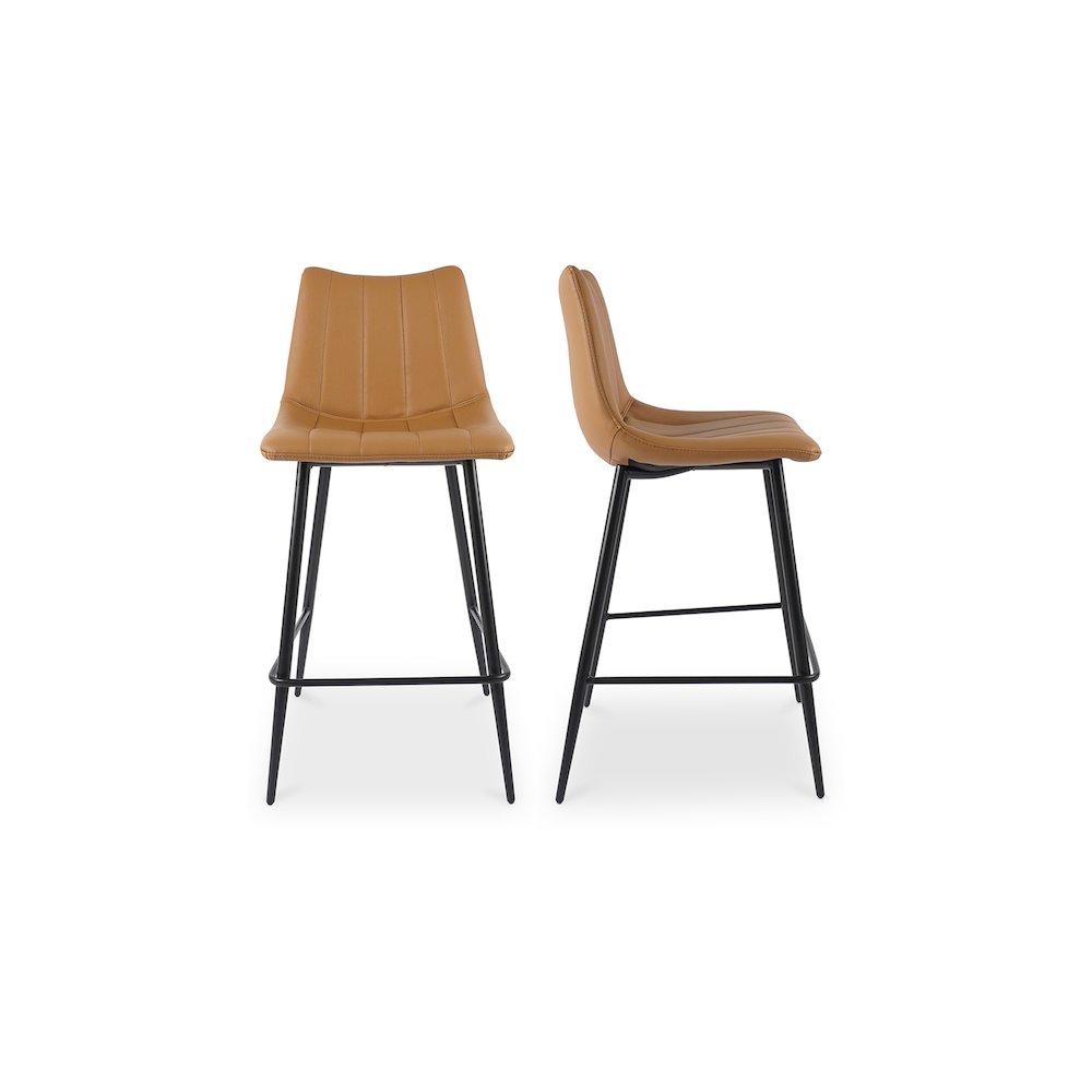 Alibi Counter Stool Tan - Set of Two