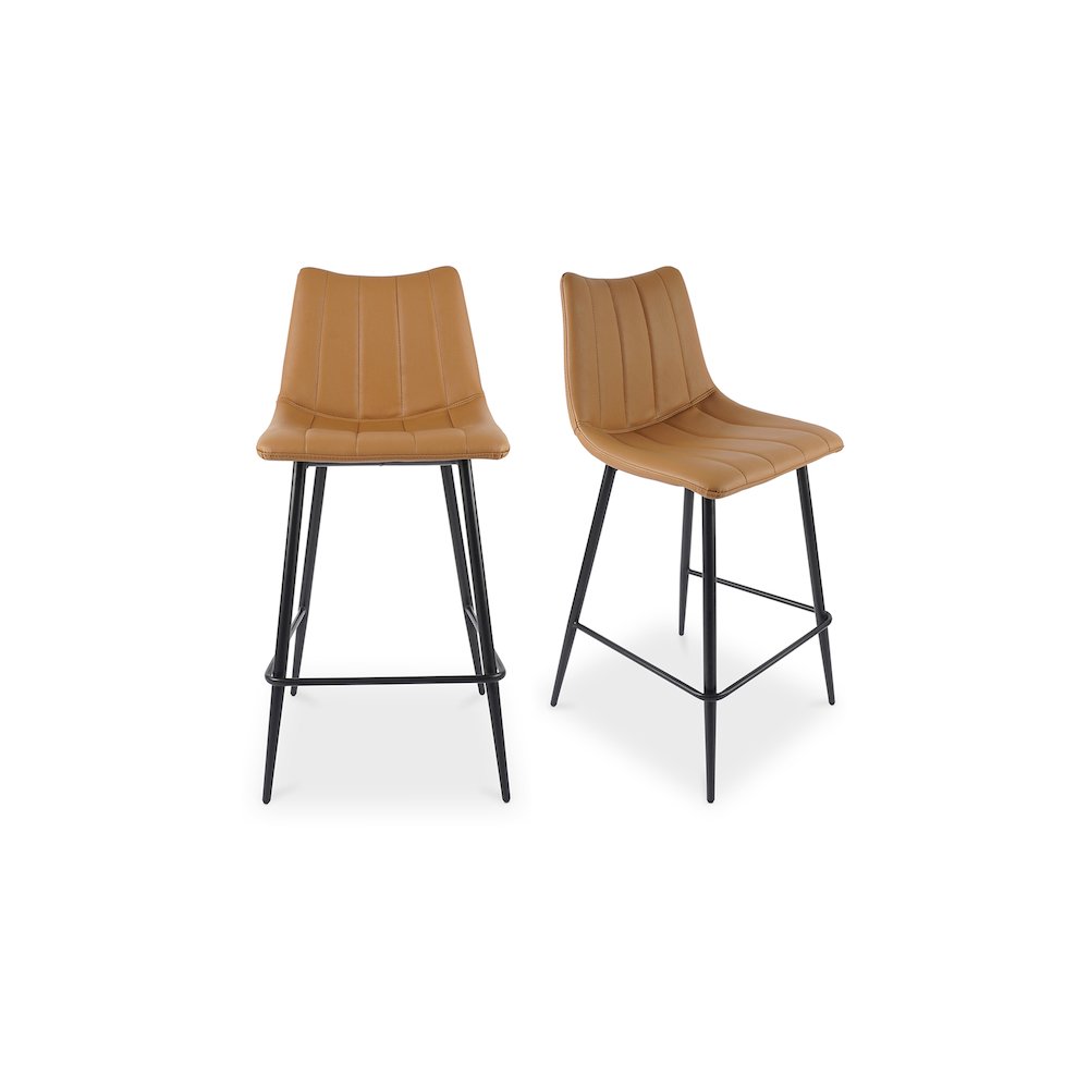 Alibi Counter Stool Tan - Set of Two