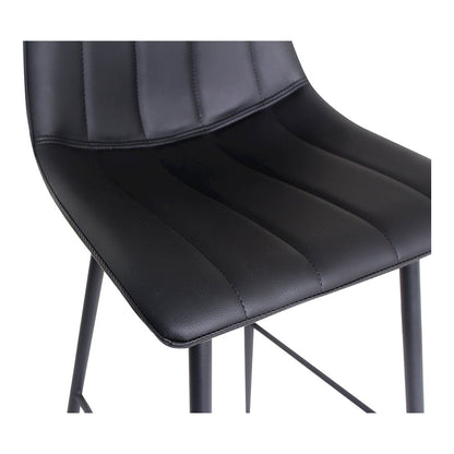Alibi Bar Stool Matte Black - Set of Two