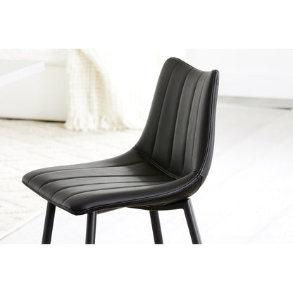 Alibi Bar Stool Matte Black - Set of Two