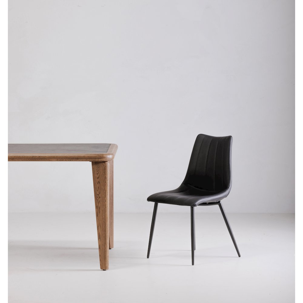 Alibi Dining Chair Matte Black - Set of Two
