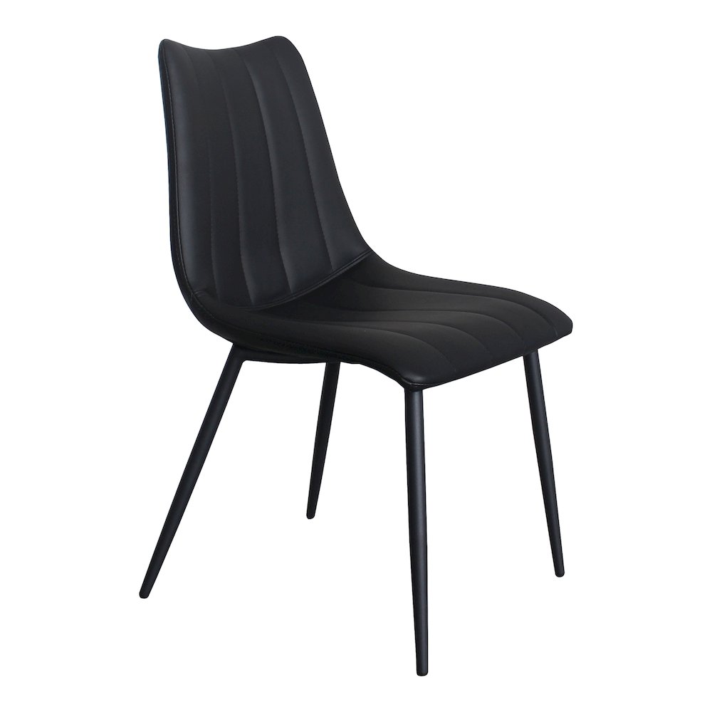 Alibi Dining Chair Matte Black - Set of Two