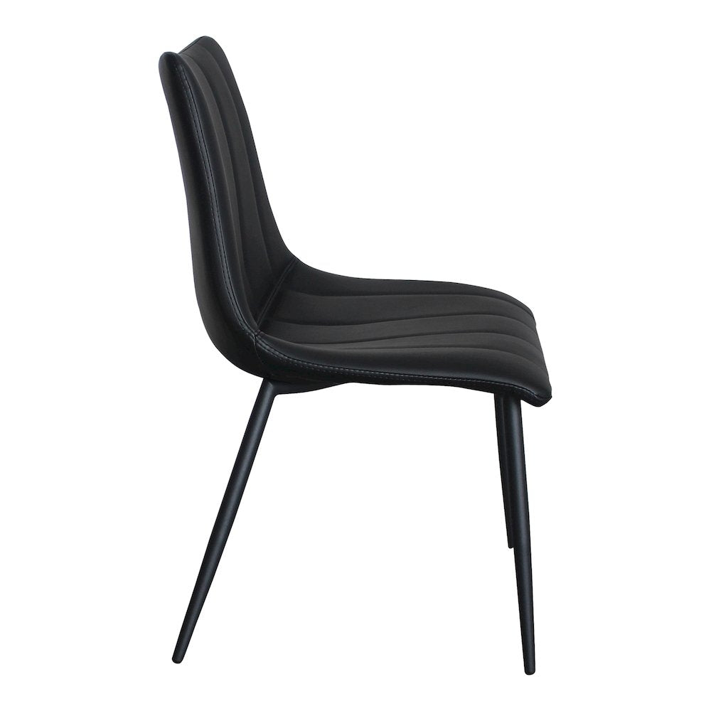 Alibi Dining Chair Matte Black - Set of Two