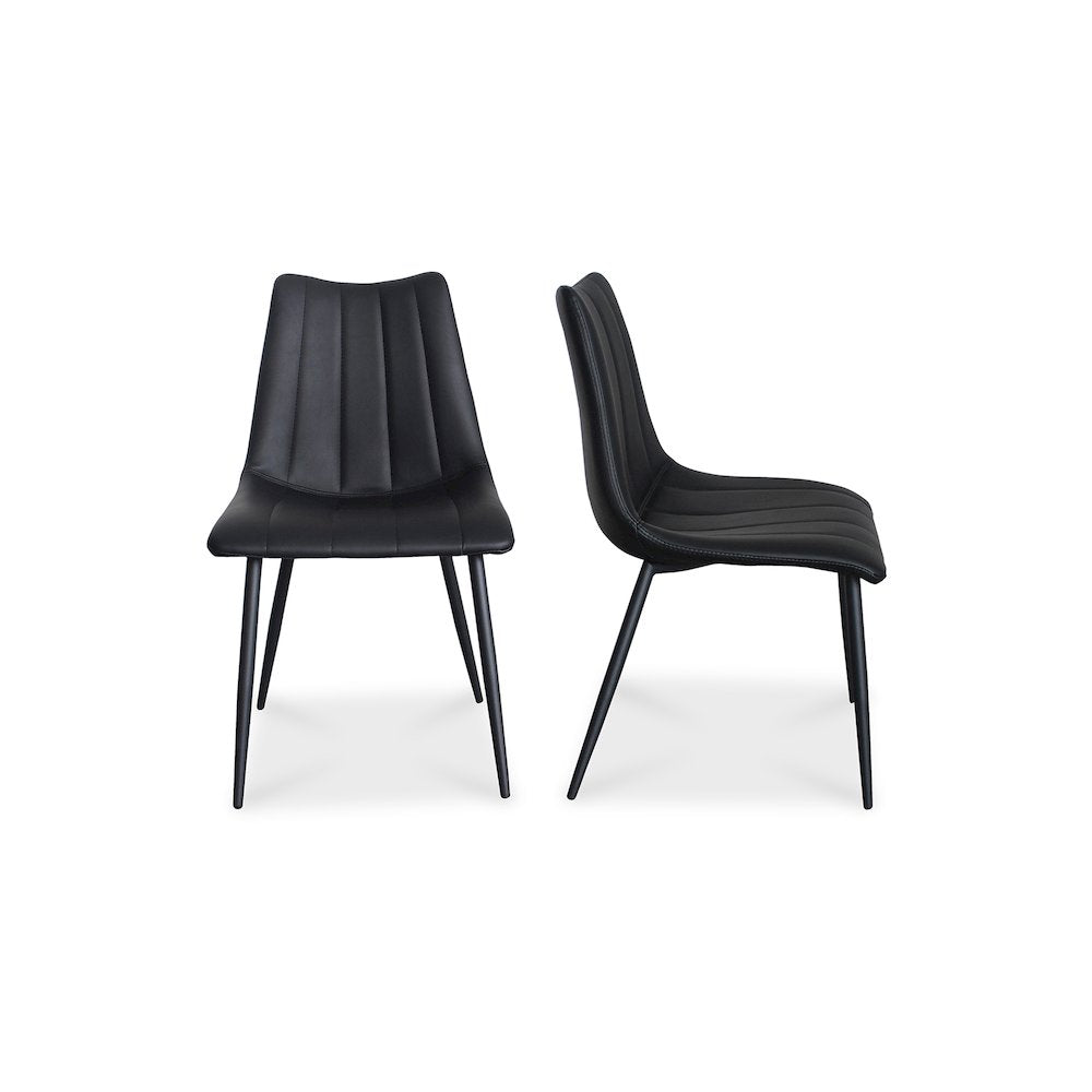 Alibi Dining Chair Matte Black - Set of Two