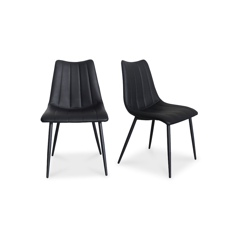 Alibi Dining Chair Matte Black - Set of Two