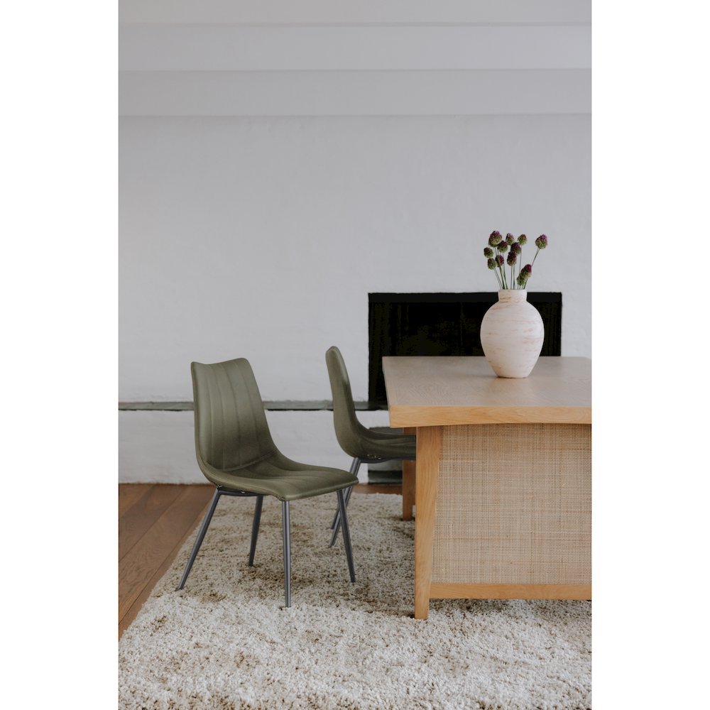 Alibi Dining Chair Dark Green - Set of Two