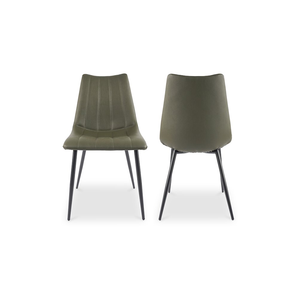 Alibi Dining Chair Dark Green - Set of Two