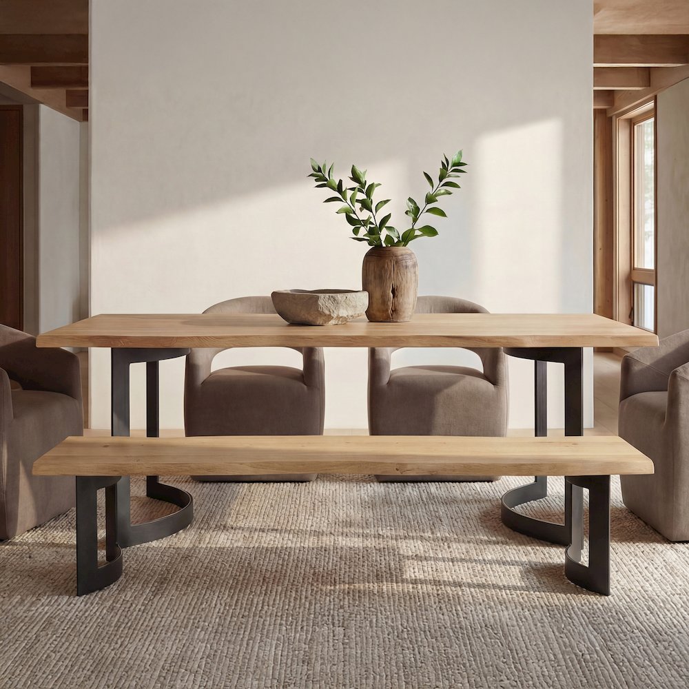 Bent Bench Small Oak