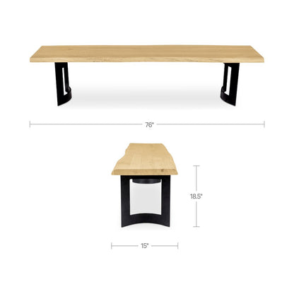 Bent Bench Extra Small Oak