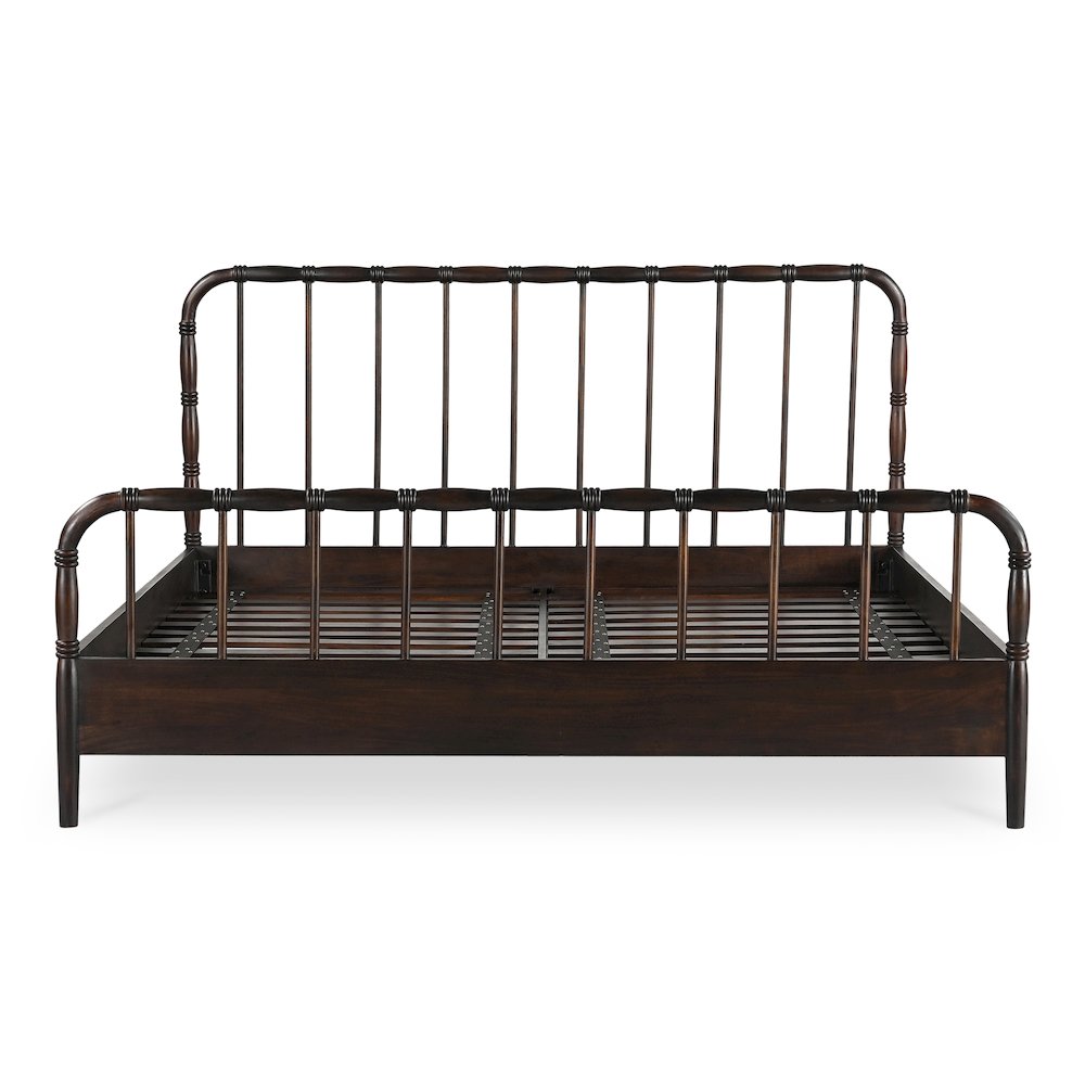 Vivian Queen Bed Dark Brown