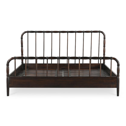 Vivian Queen Bed Dark Brown