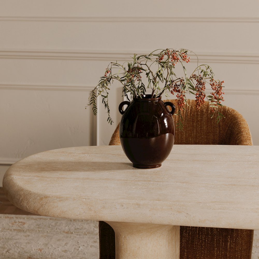 Warby Outdoor Dining Table Beige