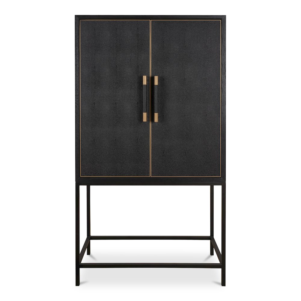 Mako Bar Cabinet Black