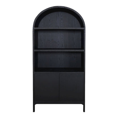 Wilde Display Cabinet Black Oak
