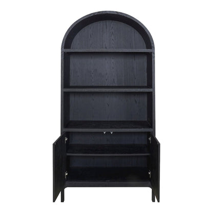 Wilde Display Cabinet Black Oak