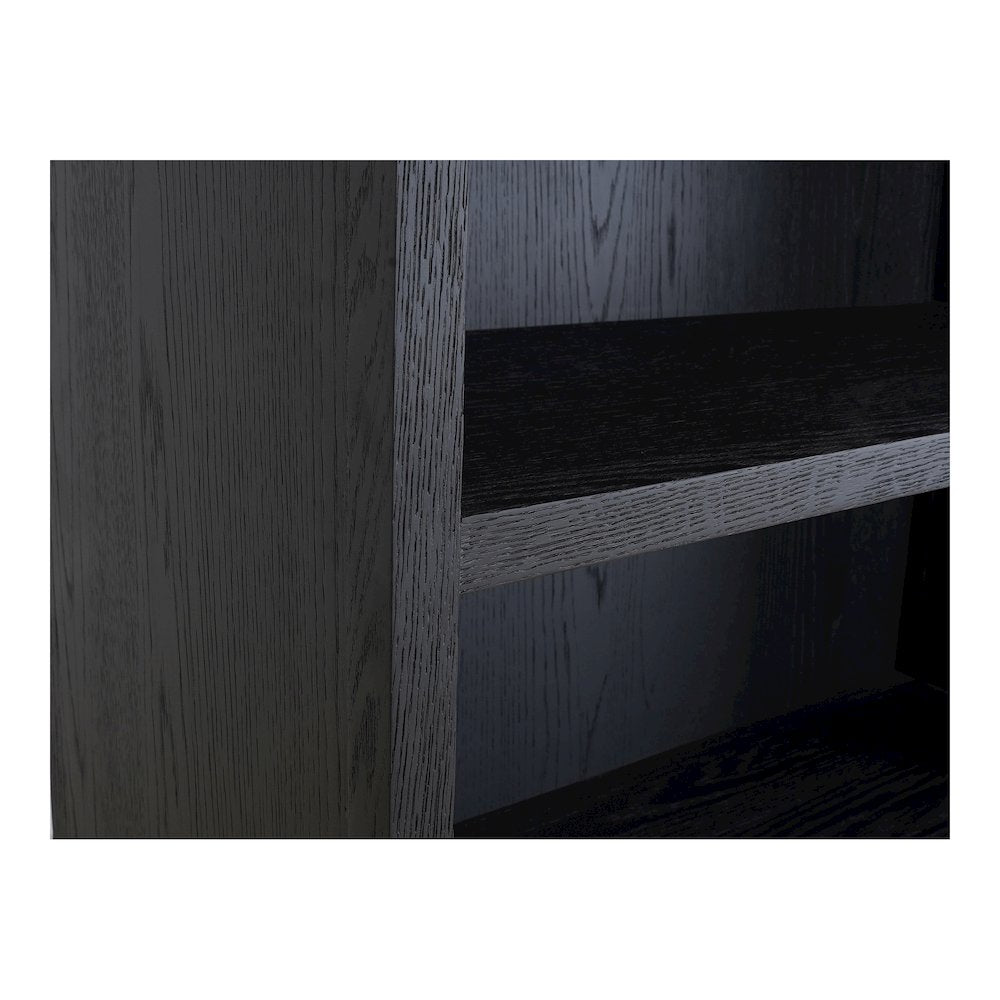 Wilde Display Cabinet Black Oak