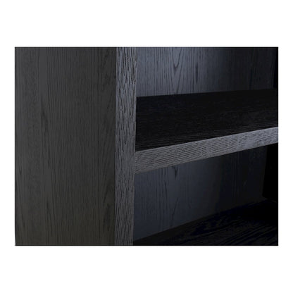 Wilde Display Cabinet Black Oak