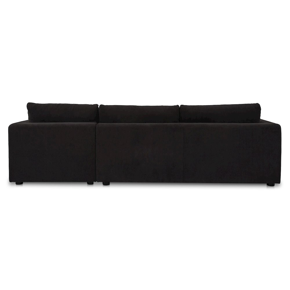 Burrow Sleeper Sectional With Storage Chaise Black Right