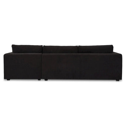 Burrow Sleeper Sectional With Storage Chaise Black Right