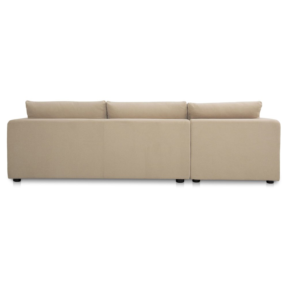 Burrow Sleeper Sectional With Storage Chaise Sand Left