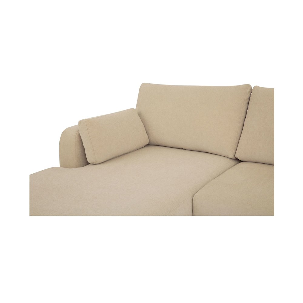 Burrow Sleeper Sectional With Storage Chaise Sand Left