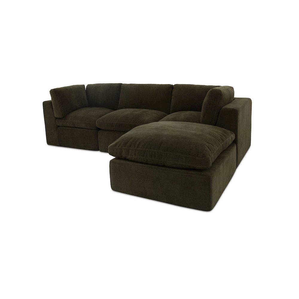 Cates Lounge Modular Sectional Dark Green