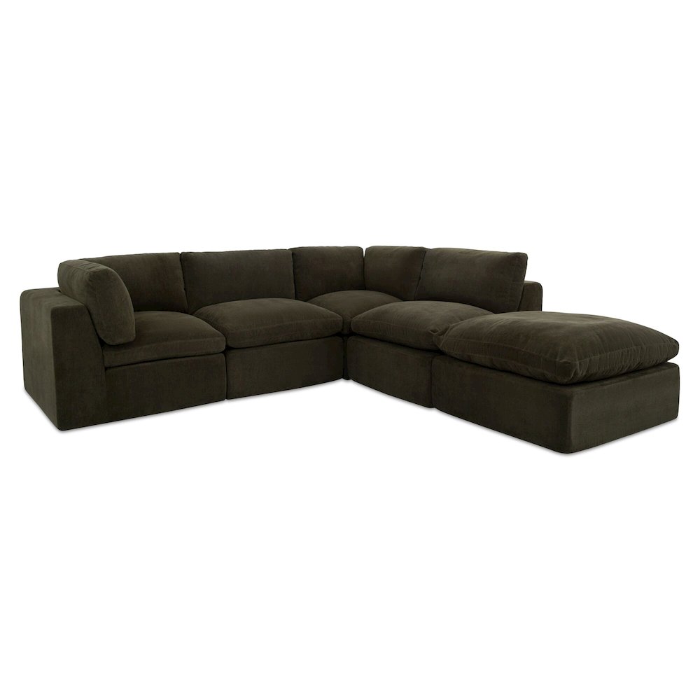 Cates Dream Modular Sectional Dark Green