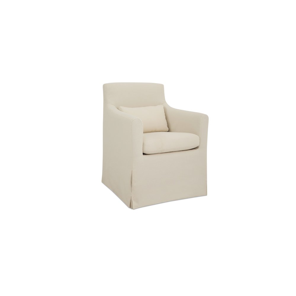 Lydia Outdoor Slipcover Dining Chair Cream