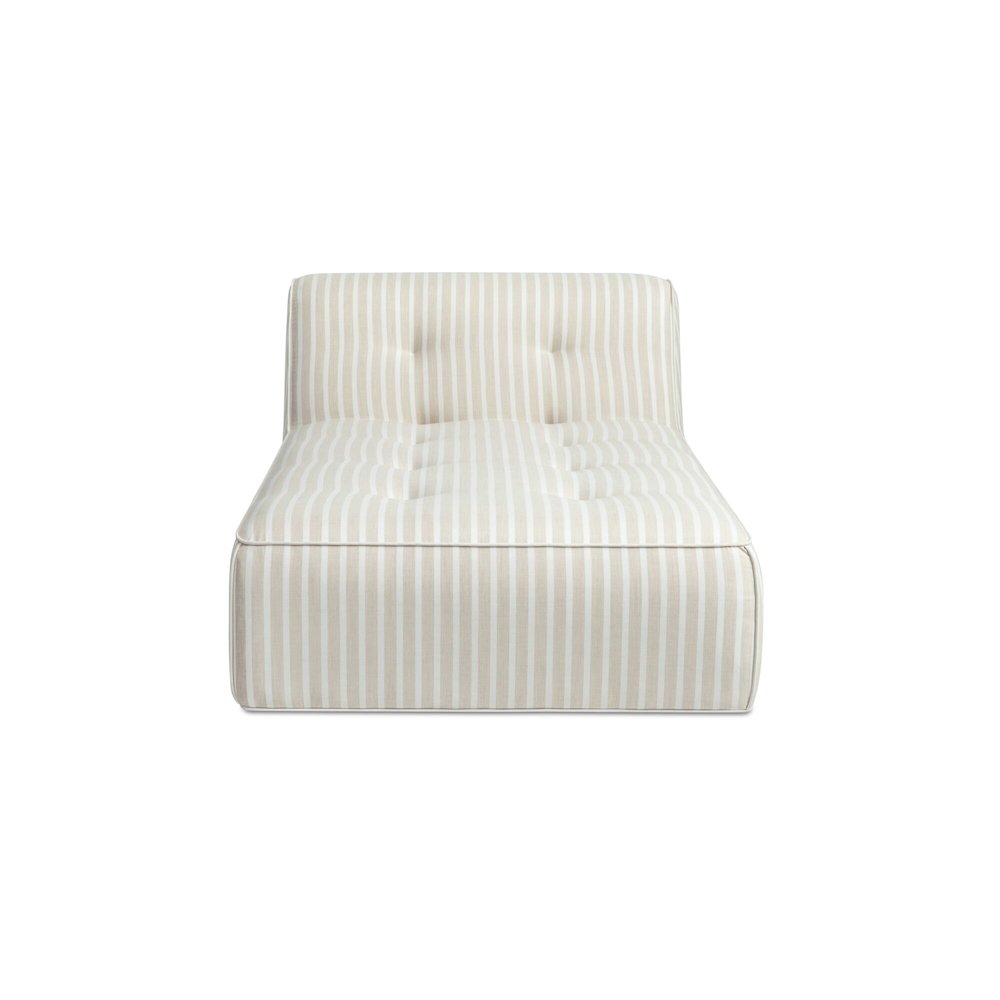 Sunseeker Outdoor Chaise Brown Stripe