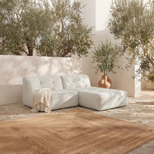 Sunseeker 2 Piece Outdoor Nook Brown Stripe