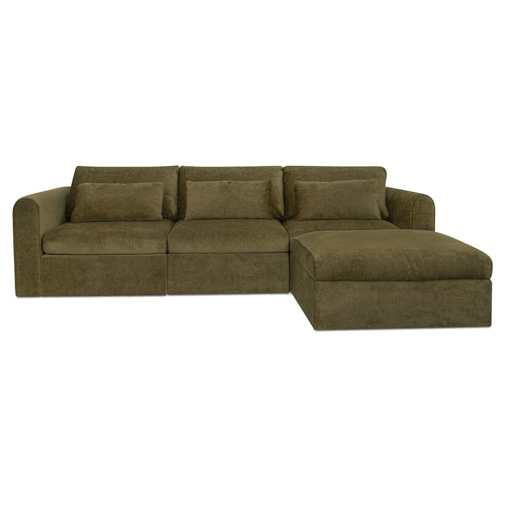 Swift Lounge Modular Sectional Dark Green