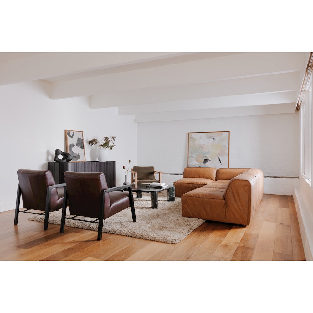 Form Corner Chair Sonoran Tan Leather