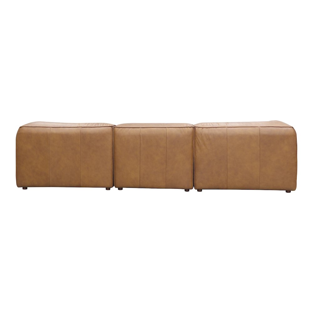 Form Classic L-Shaped Modular Sectional Sonoran Tan Leather