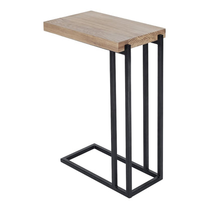 Mila C Shaped Side Table Natural