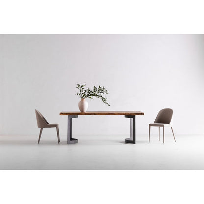Burton Dining Chair Light Grey - Set of Two