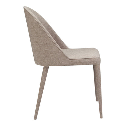 Burton Dining Chair Light Grey - Set of Two